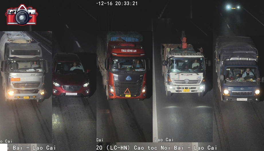 Danh sách 70 người vượt đèn đỏ bị camera AI phát hiện trong ngày 17/12 tại nội đô Hà Nội và cao tốc Nội Bài - Lào Cai